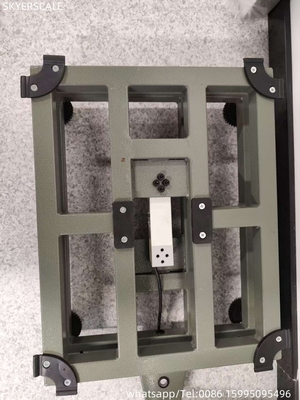 Plateforme de classe industrielle en acier au carbone, échafaudage de 500 kg avec plaque de couverture en acier inoxydable