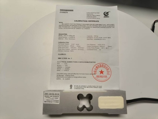 Zemic L6E 100 kg Cellule de charge de capteur pour 35x45cm