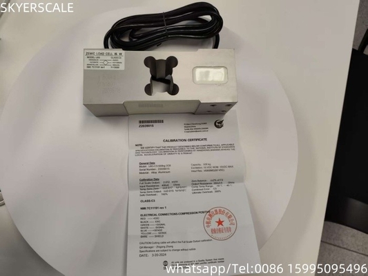 L6G 500 kg cellules de capteur de charge de la marque Zemic pour les balances de bancs de plateforme de pesage industrielle