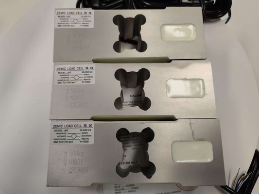 L6G 500 kg cellules de capteur de charge de la marque Zemic pour les balances de bancs de plateforme de pesage industrielle