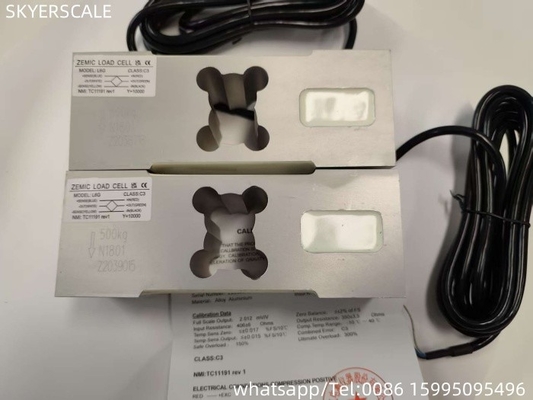 Cellules de détection de charge ZEMIC L6G de 500 kg pour balances industrielles sur plateforme de pesage