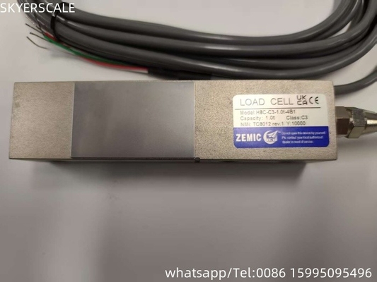 ZEMIC H8C 1 tonne C3 Classe transducteur de cellule de charge de faisceau de cisaillement OIML NETP Capteur de pesée