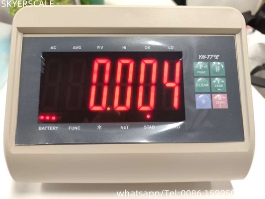 Indicateur de pesage Xk3190 T7+E avec interface de câble de 232 Rs YAOHUA YH-T7+E