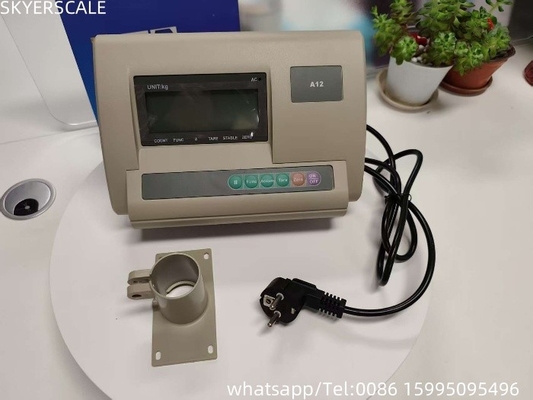 Indicateur de poids LCD XK3190-A12 pour les balances numériques de la plateforme de pesée