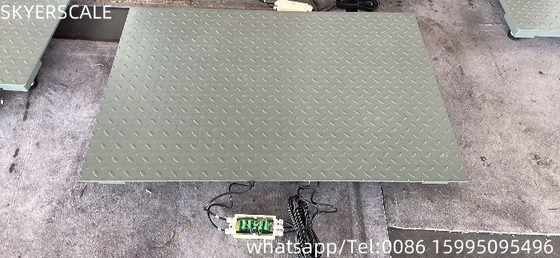 Plateforme en acier doux de 0,8mx1,2m 3 tonnes Balance de pesage lourde Balance de plancher industrielle
