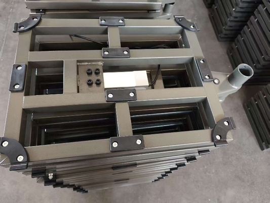 Plateforme électronique compacte en acier léger de 450 x 550 mm, de 300 kg, pesant un grand écran LED