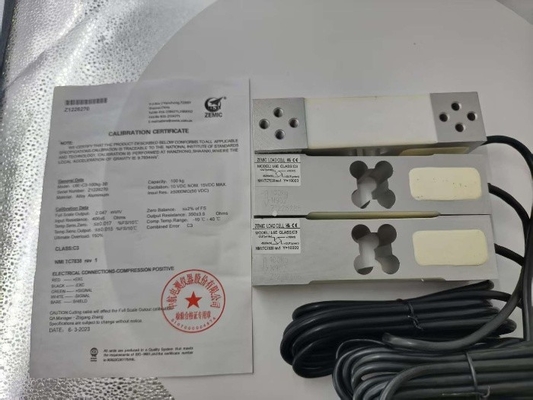 Certificat OIML Zemic L6E 100 kg pour les balances numériques