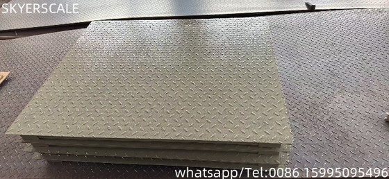 Balances de poids pour plancher industriel de 1,2x2 m avec charge nominale de 3000 kg et écran LED / LCD