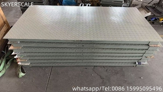 Balances de poids pour plancher industriel de 1,2x2 m avec charge nominale de 3000 kg et écran LED / LCD