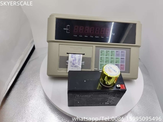 Moniteur d'indicateur de pesage en plastique YAOHUA XK3190-A9P Imprimante intégrée pour la balance du camion