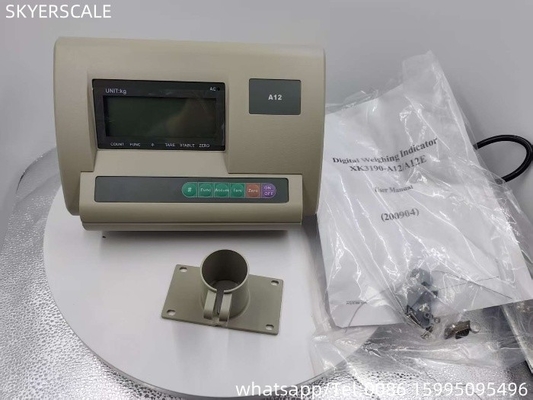 Indicateur électronique de balance de banc XK3190 A12 Indicateur LCD de pesée