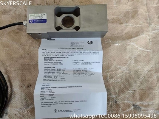 Cellule de charge imperméable à l'eau IP68 Zémique en acier inoxydable BM6G 50kg 100kg 300kg 500kg Cellules de pesage