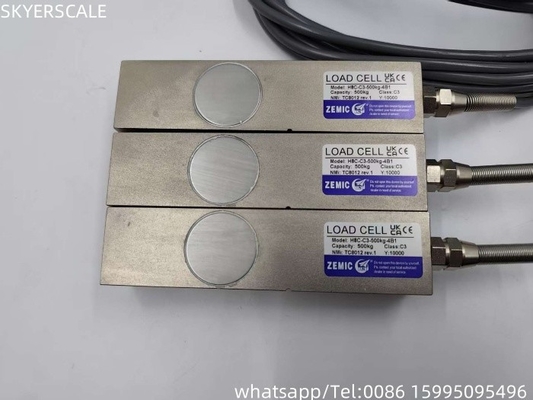 ZEMIC H8C Balances de plancher de 500 kg Classe C3 OIML Cellule de charge de faisceau de cisaillement homologuée