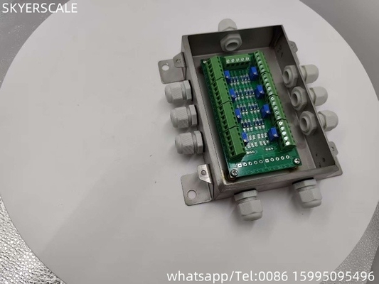 8 lignes d'acier inoxydable pour régler le signal de la boîte de somme de connexion 8pcs cellule de charge pour les poids de camion
