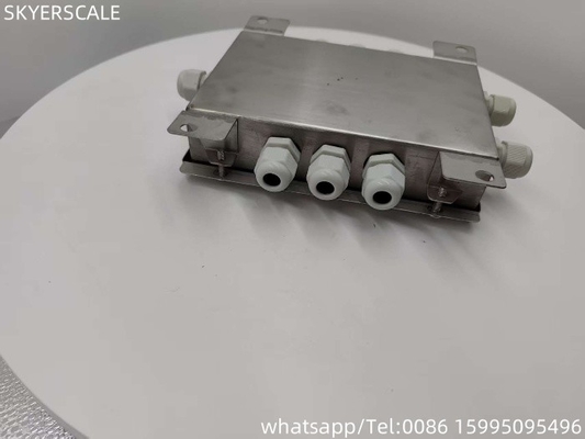 Boîte de jonction de signal de réglage analogique industriel standard en acier inoxydable 8 fils pour poids de camion 3x18m