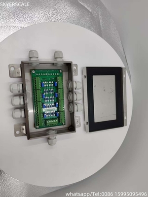 Boîte de jonction de signal de réglage analogique industriel standard en acier inoxydable 8 fils pour poids de camion 3x18m