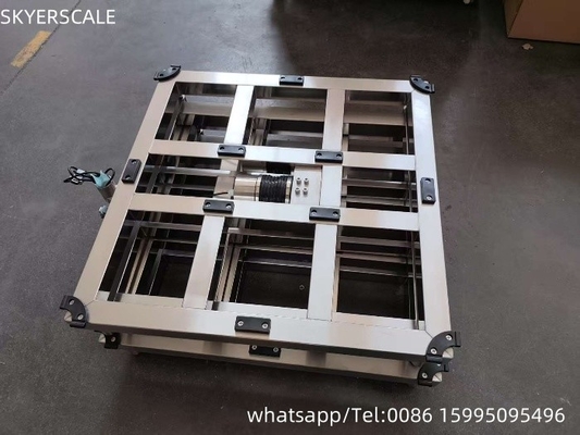 En acier inoxydable 304 500x500 mm 500 kg Cadre numérique de balance de banc avec plateforme