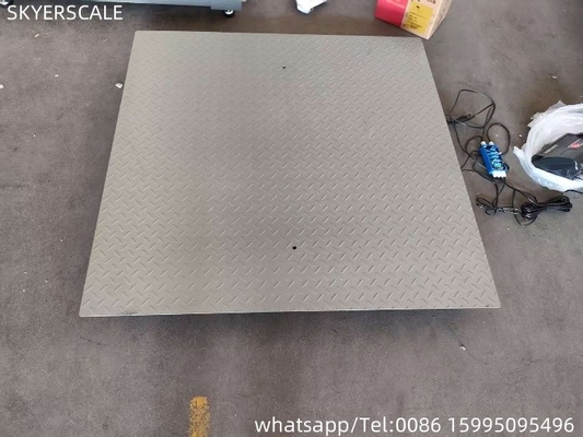 0.9x1.5m 2t Balance de plateforme d'acier au carbone Balances électroniques de pesée numérique Balance de plancher industrielle