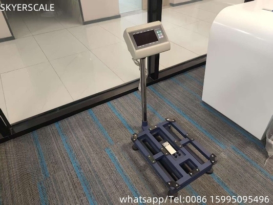 Acier au carbone numérique 45x60cm 300kg Balance de plateforme Balance de banc avec indicateur de pesage T7+E