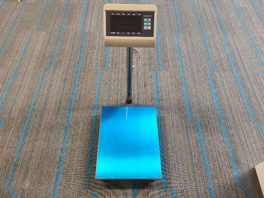 Acier au carbone numérique 45x60cm 300kg Balance de plateforme Balance de banc avec indicateur de pesage T7+E