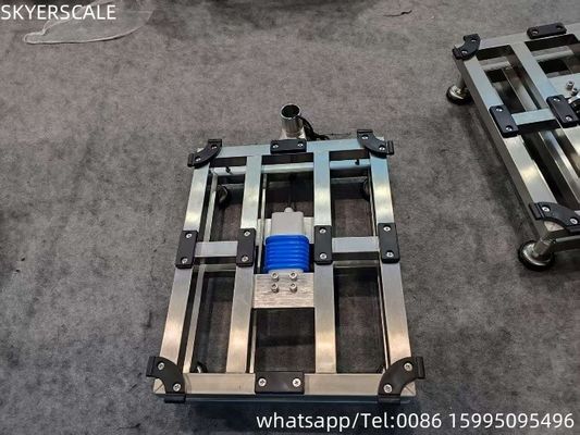 500 kg d'acier inoxydable 500x600 mm Balance de plateforme Balances numériques de banc