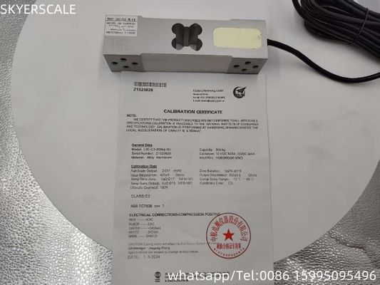 Capteur de pesée de cellules de charge de classe C3 de 300 kg ZEMIC L6E pour le transducteur d'échelle