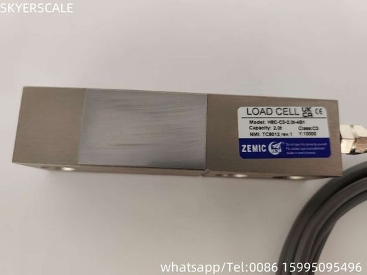 Échelle de poids de 2 tonnes Zemic H8C C3 Classe cellules de charge de faisceau de cisaillement