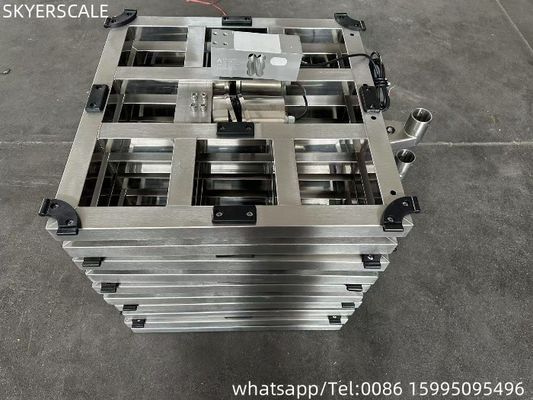 600 x 600 mm 500 kg 304 Plateforme de pesée en acier inoxydable