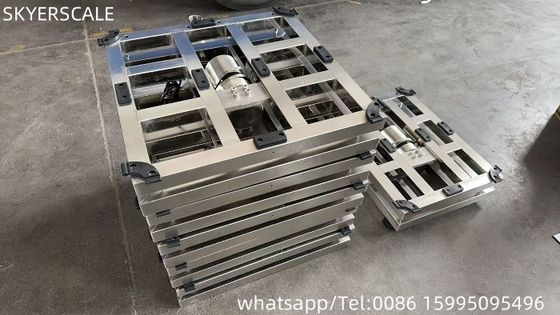 304 acier inoxydable haute précision 450*600 mm portée 300 kg poids électronique échelle