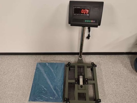 300 x 400 mm Plateforme de banc électronique Échelle de protection contre la surcharge en acier au carbone 100 kg capacité