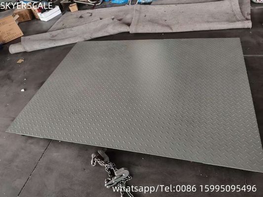 Plateforme électronique Balance numérique de pesage de plancher Balance de plateforme numérique 5t 10t acier au carbone AC / DC 110v / 220v