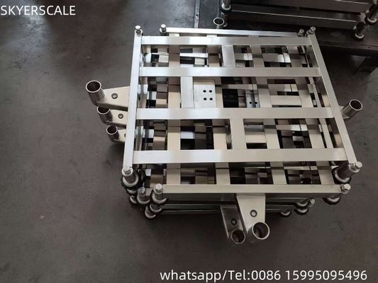 Plateforme de banc électronique numérique industriel haute précision étanche en inox Échelle 600x800cm 500kg