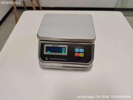 Échelle électronique IP68 série D6 en acier inoxydable étanche Échelle de poids numérique