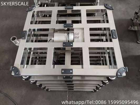Plateforme personnalisable en acier inoxydable échelle 700x800mm 800kg électronique industrielle