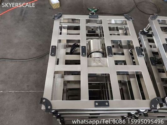 Plateforme personnalisable en acier inoxydable échelle 700x800mm 800kg électronique industrielle