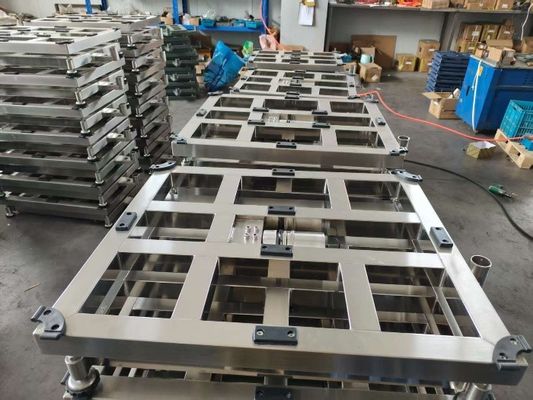 Plateforme personnalisable en acier inoxydable échelle 700x800mm 800kg électronique industrielle