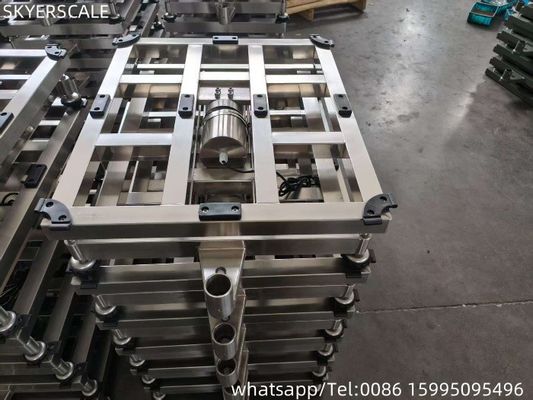 Plateforme numérique électronique industrielle étanche en acier inoxydable Balance de banc 800x600mm 600kg