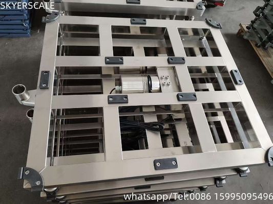 Plateforme numérique électronique industrielle étanche en acier inoxydable Balance de banc 800x600mm 600kg