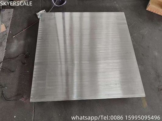 Balance électronique de plateforme en acier inoxydable 304 1mx1m 3 tonnes Balance de plancher