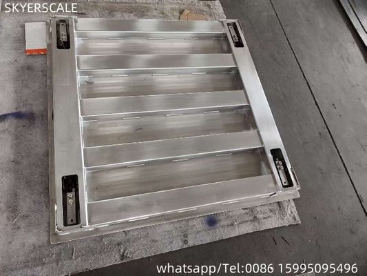 Balance électronique de plateforme en acier inoxydable 304 1mx1m 3 tonnes Balance de plancher