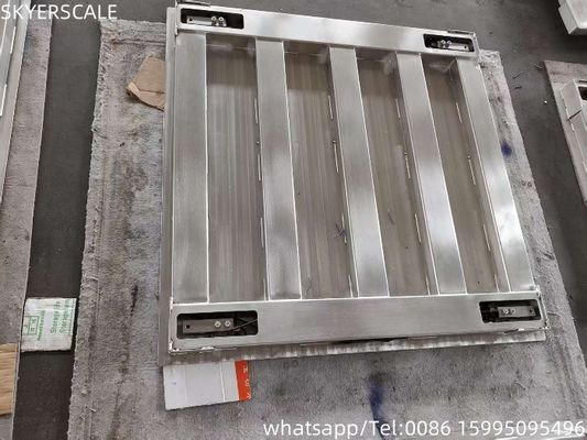 Balance électronique de plateforme en acier inoxydable 304 1mx1m 3 tonnes Balance de plancher