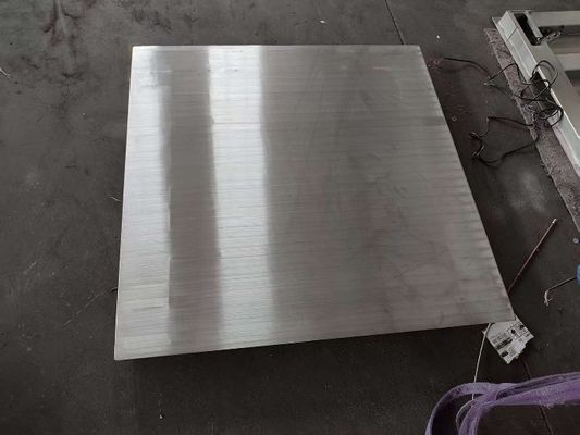 Échelle de plateforme 3T en acier inoxydable 304 1,5x1,5 m Échelle électronique de pesage numérique Échelle de plancher industrielle