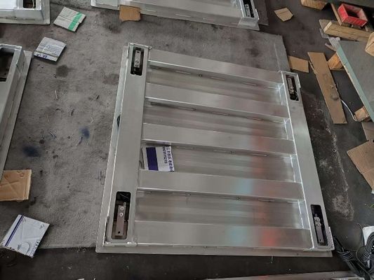 Échelle de plateforme 3T en acier inoxydable 304 1,5x1,5 m Échelle électronique de pesage numérique Échelle de plancher industrielle