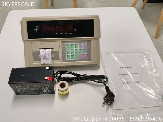 Indicateur de pesée Yaohua XK3190 A9P pour les balances de plateforme Balances de plancher Balances de camion