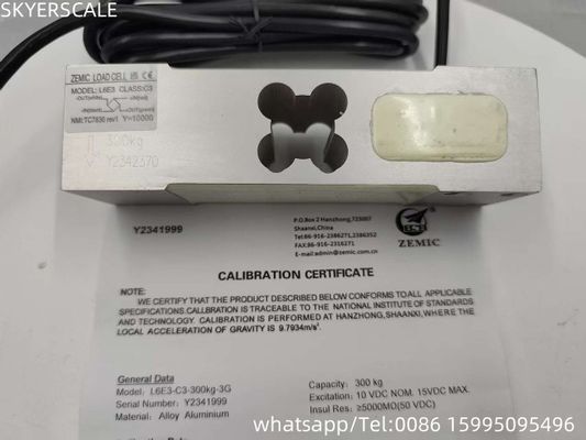 ZEMC Load Cell L6E3 Aluminum Alloy Electric Scales Weighing Sensor Single Point Pressure Sensor C3 Weighing Sensor 300kg