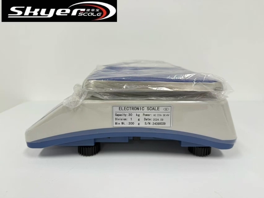 Balance numérique de 30 kg avec plaque LCD en acier inoxydable