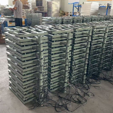 60*80 Numérique électronique 300kg Banque en acier au carbone Plateforme postale Balance 100kg 150kg 300kg 500kg