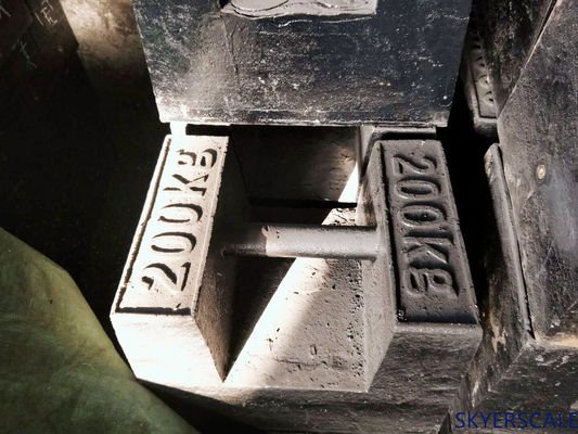 Poids de l'essai d'étalonnage en fonte