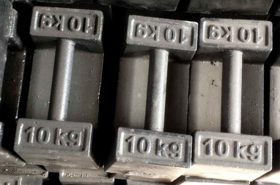 Poids de l'essai d'étalonnage en fonte