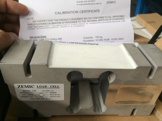 ZEMIC L6F pesant le capteur de pression de piézoélectrique pour les dispositifs de pesage électroniques 50kg-2t avec l'approbation d'OIML